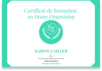 DIPLÔME DE HOME ORGANISER