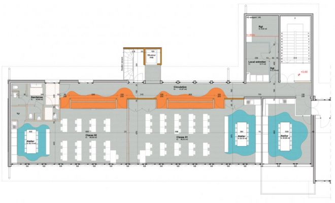 Aménagement de 2 salles de classes - Ecole du Bouchet à Bonneville, Bonneville, CK Architecte