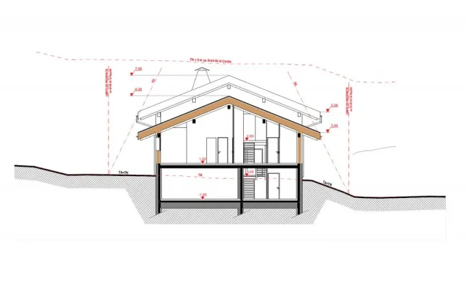 Construction d'un chalet aux Houches (Lot B), Bonneville, CK Architecte