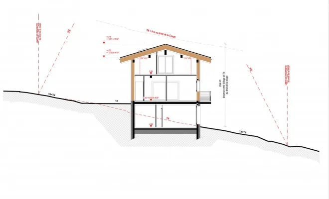 Construction d'un chalet aux Houches (Lot A), Bonneville, CK Architecte