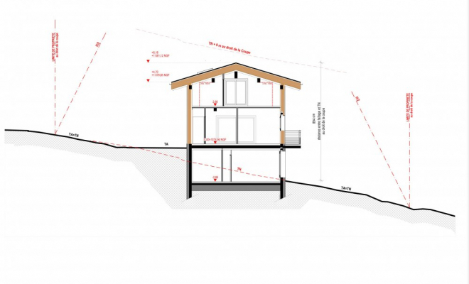 Construction d'un chalet aux Houches (Lot A), Bonneville, CK Architecte