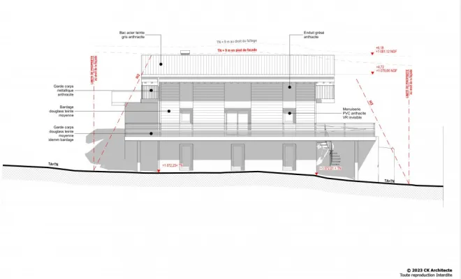 Construction d'un chalet aux Houches (Lot A), Bonneville, CK Architecte