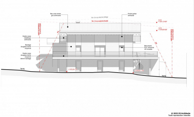 Construction d'un chalet aux Houches (Lot A), Bonneville, CK Architecte