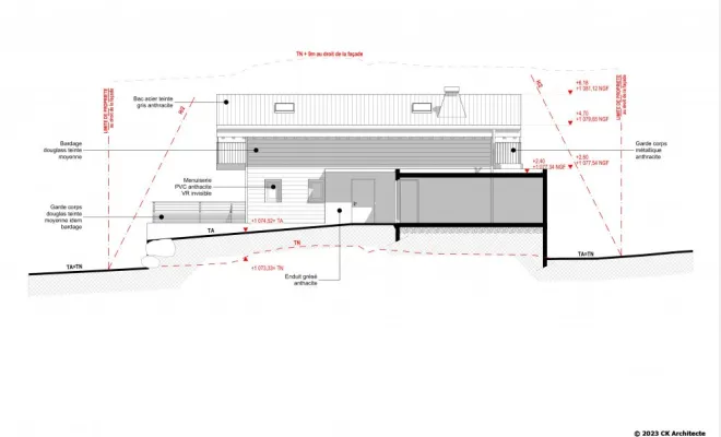 Construction d'un chalet aux Houches (Lot A), Bonneville, CK Architecte