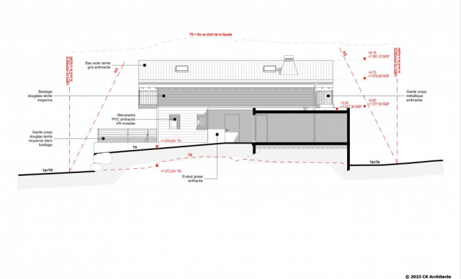 Construction d'un chalet aux Houches (Lot A), Bonneville, CK Architecte