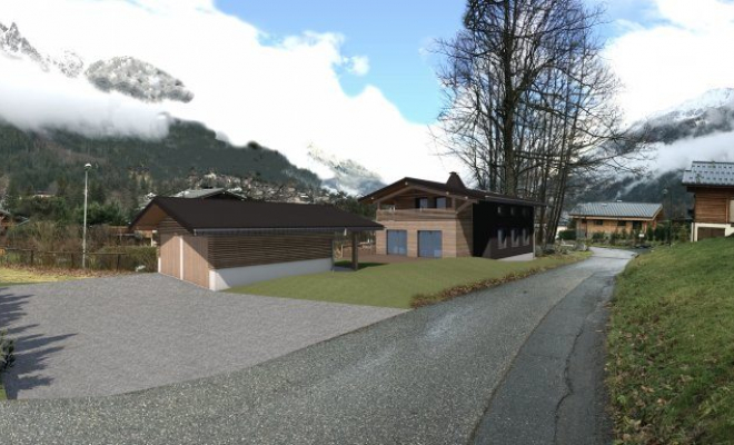 Construction d'un chalet individuel, Bonneville, CK Architecte