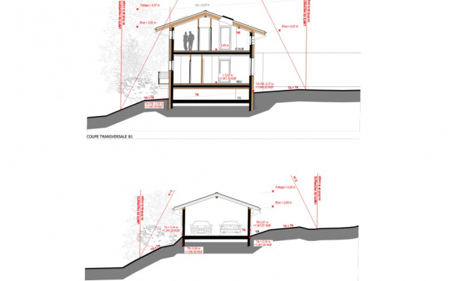 Construction d'un chalet individuel, Bonneville, CK Architecte