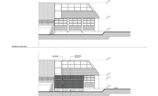 Création de sanitaires à la télécabine de Kédeuze, Bonneville, CK Architecte