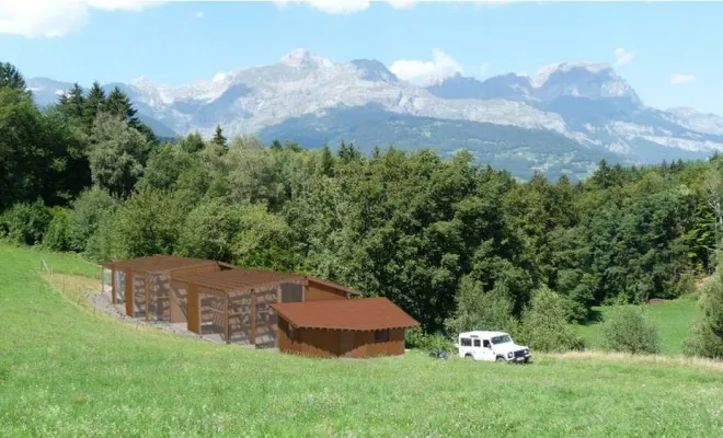 Reconstruction du centre d'élevage des Gypaetes Barbus à Domancy, Bonneville, CK Architecte