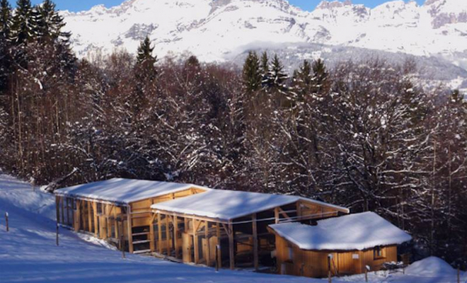 Reconstruction du centre d'élevage des Gypaetes Barbus à Domancy, Bonneville, CK Architecte