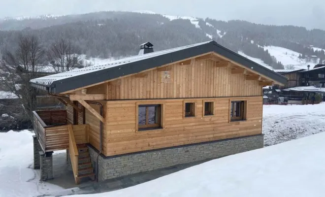 Reconstruction d'un chalet après démolition du chalet existant en station, Bonneville, CK Architecte