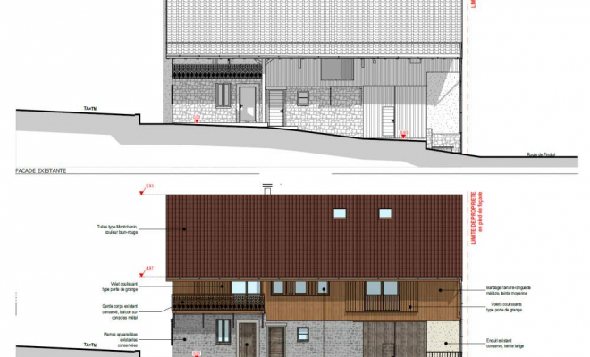 Réhabilitation d'une ferme en logement à Peillonnex, Bonneville, CK Architecte