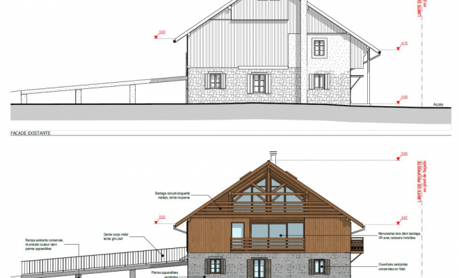 Réhabilitation d'une ferme en logement à Peillonnex, Bonneville, CK Architecte