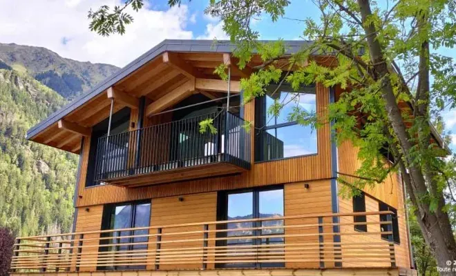 Construction d'un chalet aux Houches