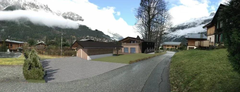 Construction chalet individuel à Chamonix