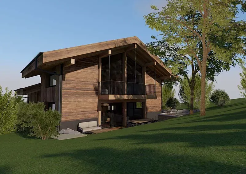 Construction d'un chalet aux Houches (Lot B)